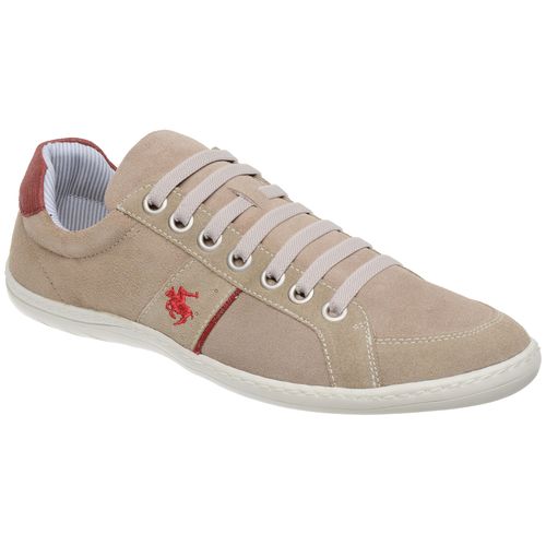 tenis polo couro