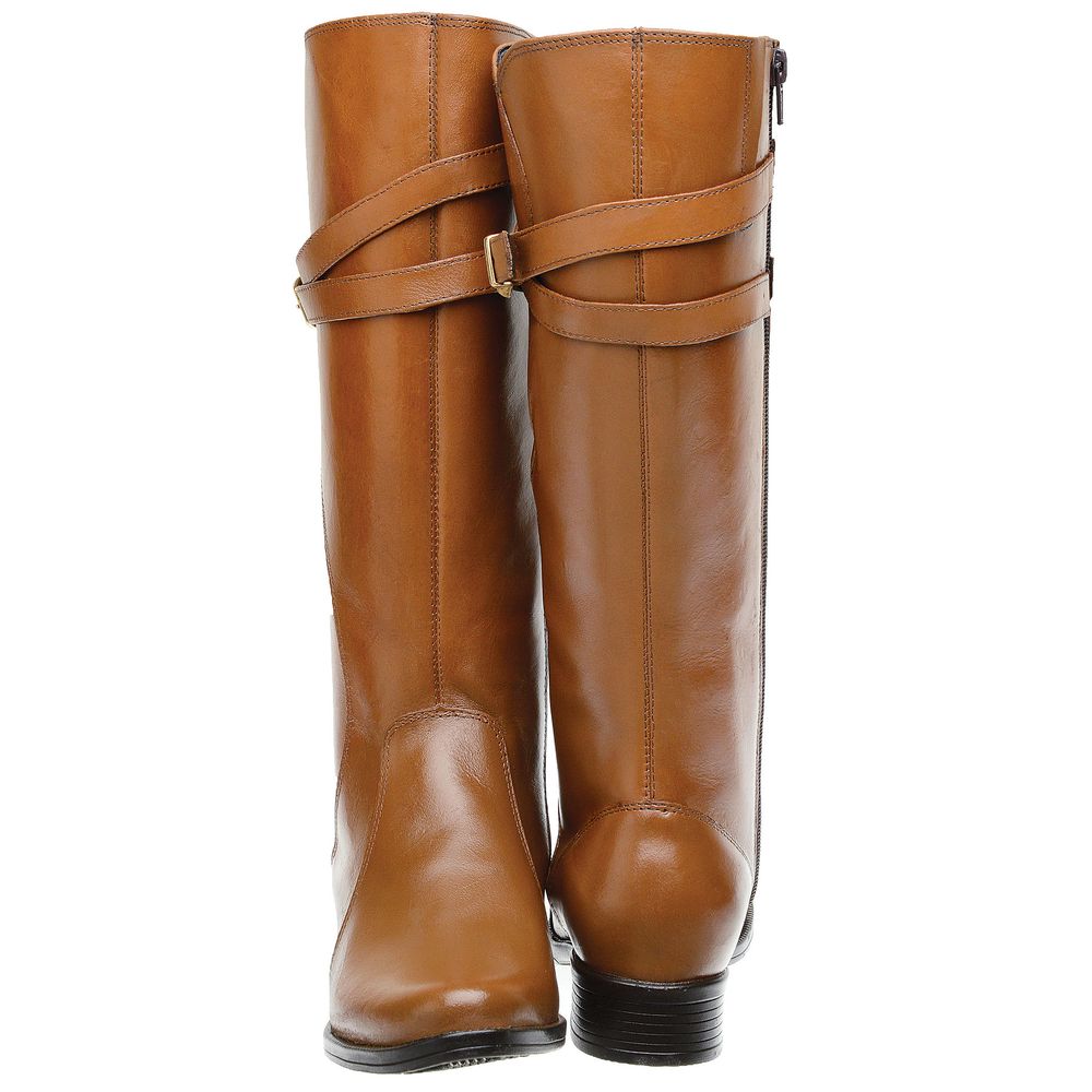 bota montaria caramelo