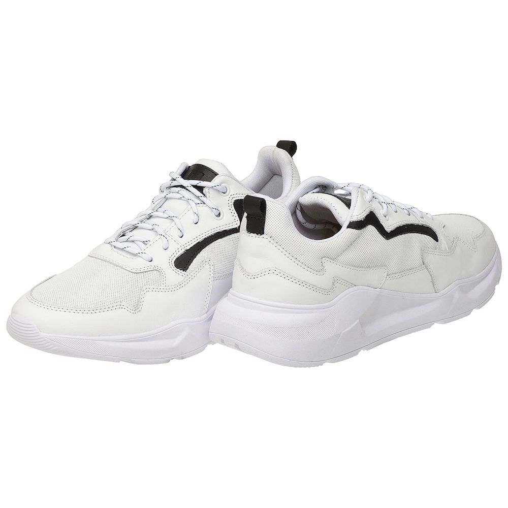 tenis masculino de couro branco
