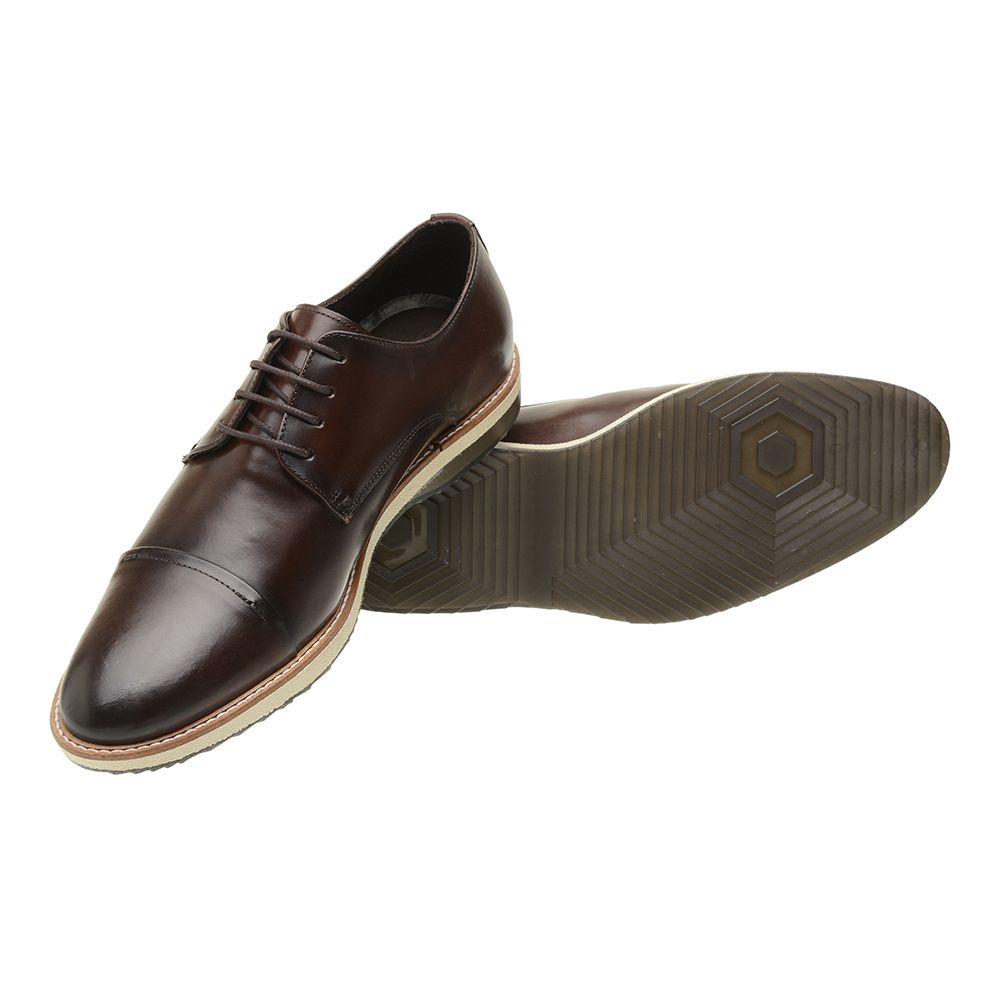 sapato masculino couro marrom