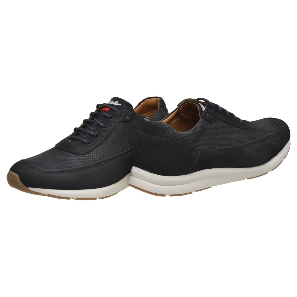 tenis casual masculino couro preto