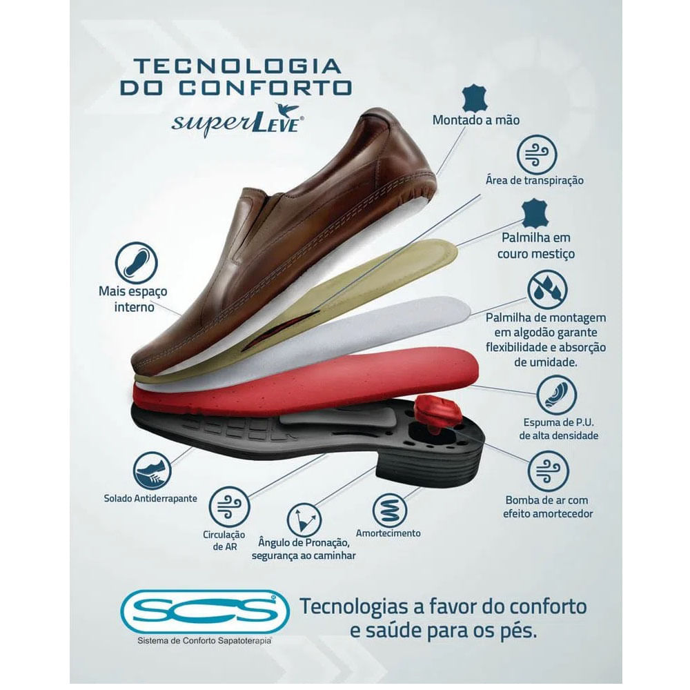 Sapato Sapatoterapia Super Comfort Couro de Carneiro Café 21214k - FKV  Calçados