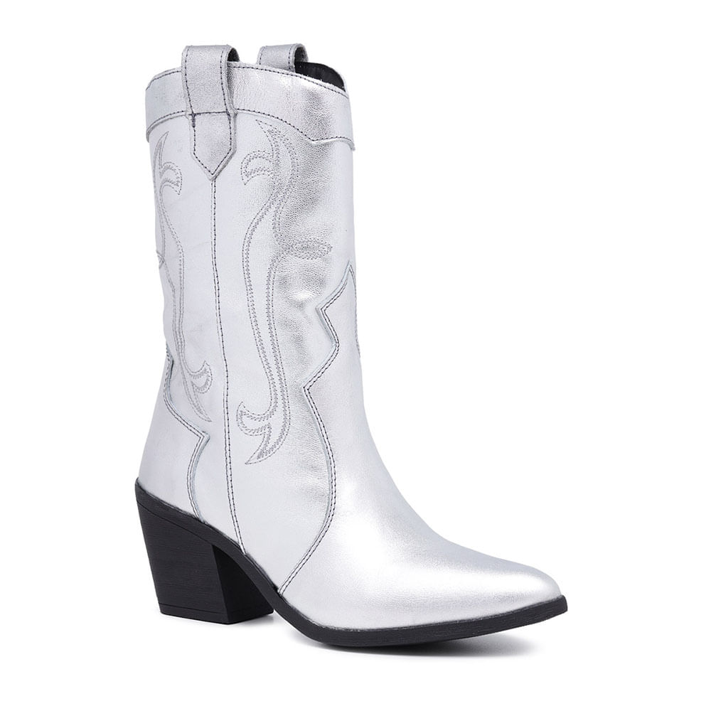 Bota-Western-Texana-Feminina-Merana-Couro-Prata-Cano-Medio-TR17003PR-01