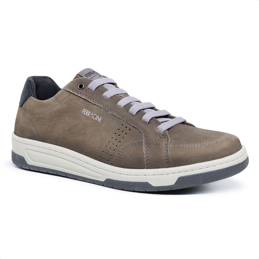 Tenis-Ferracini-Casual-em-Couro-Cinza-Fosco-8055617CZ-01